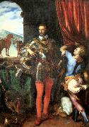 CAMPI, Giulio Portrait of Ottavio Farnese china oil painting artist